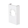 White Dual-Pole Line Voltage Thermostat Housing Designed for Vintage D22
