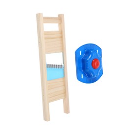 Ciieeo Potato Metal Cutter Vegetable Slicer Lattice Easy to Clean Comfort Grip Lightweight for Easy Carrying Random Color