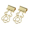 100 Pcs Mini Binder Clips Flower Shape Strong Clamping Force