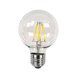 Newhouse Lighting 3.5W G25 Globe Vintage Edison LED Filament Light Bulb (E26), Dimmable, Energy-Saving, 2200K