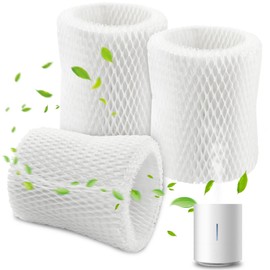 Canopy Bedside Humidifier Filter Replacement Compatible with Nursery Humidifier, 3 Pcs Humidifier Wicking Filter Made with Wood Pulp, Paper Filter Lasts Up to 6 Weeks