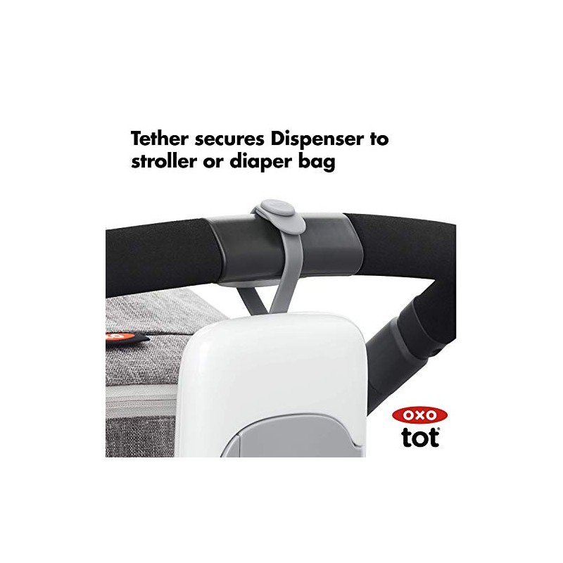 Oxo OXO Tot On-The-Go Wipes Dispenser, Gray, One Size