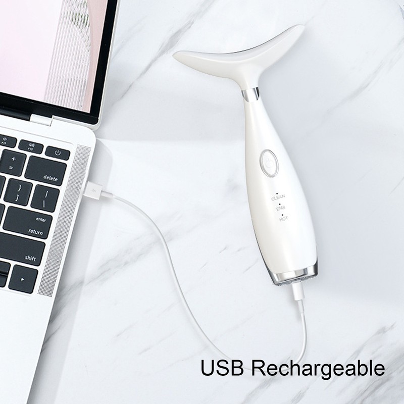 Neck Firming Massager Wrinkle Removal Constant Temperature Microcurrent Neck Skin