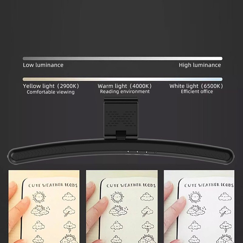 Computer Monitor Light Bar 2950K To 6100K Touch Stepless Dimming