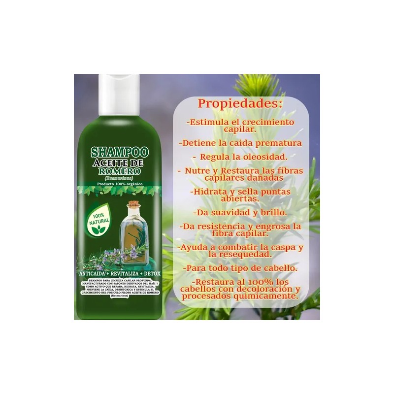 Shampoo Aceite Árbol De Te / Tea Tree Orgánico 500ml