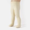 CALZITALY 2 Pairs of Baby Microfibre Tights, White, Pink, 3-24