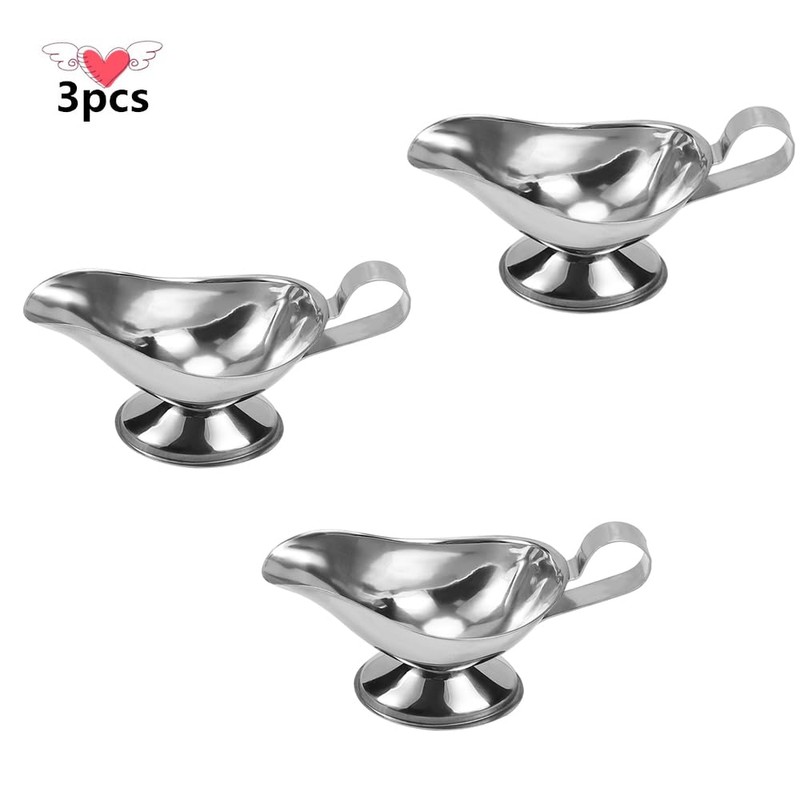 Jasni Liu Stainless Steel 3 OZ Gravy Boat Juice Bucket