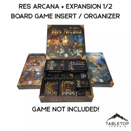 Tabletop Terrain Res Arcana with Expansions 1+2 Board Game Insert / Organizer
