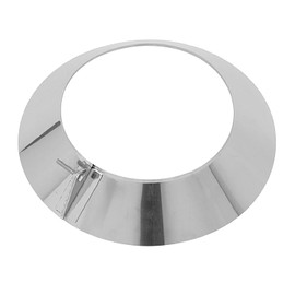 Opsinox 1018044 Stainless Steel Chimney 180 mm Rain Collar / Wall Panel RST Stainless Steel