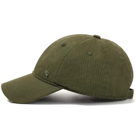 VODIORE Distressed Hat Vintage Baseball Cap Adjustable Dad Hat for Men Women Army Green