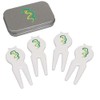 Azeeda 'Two Friendly Snakes' Golf Divot Tool/Repair Fork Gift Set