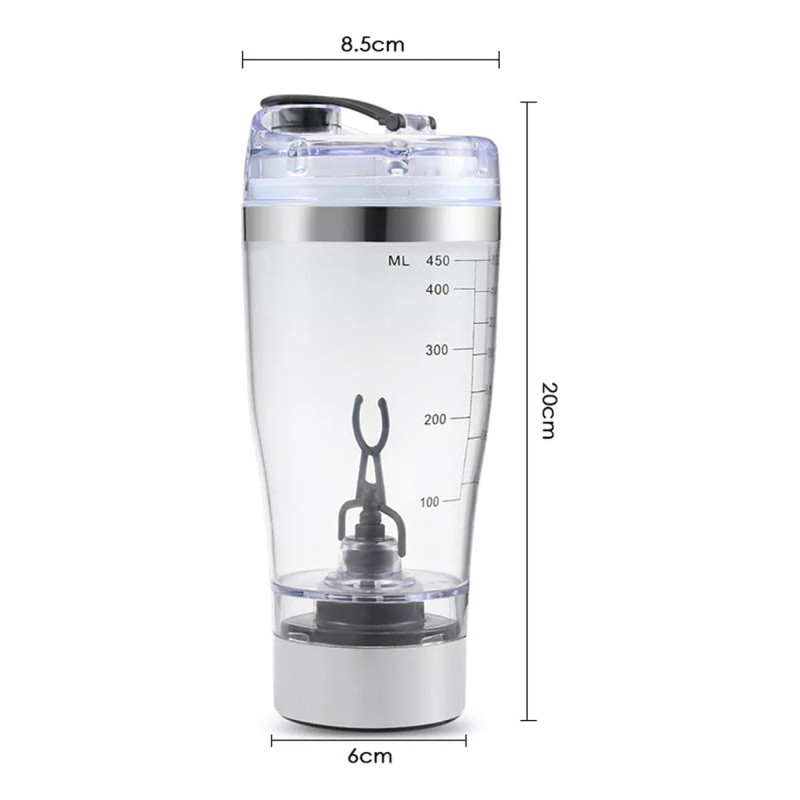 Generic 600 Ml Botella Eléctrica Para Batidor De Proteínas 20