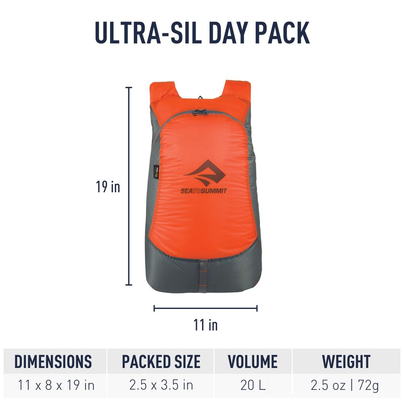 Sea to Summit Unisex's 377 Backpack, Orange, 5