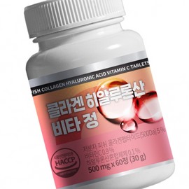 Podaenane partner company Skin elasticity refilling collagen hyaluronic acid 500mg 60 tablets (2 units) (4 months supply) / 피부 탄력충전 콜라겐 히알루론산 500mg 60정 2개(4개월분)
