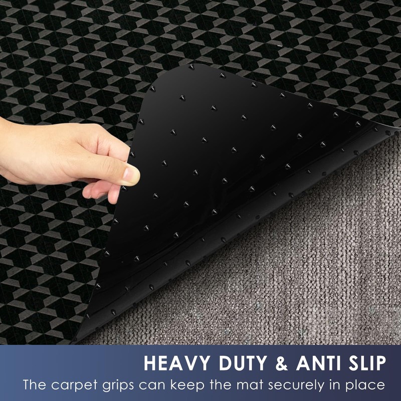Vicwe Office Chair Mat for Carpet, 55"x36" Anti-Slip Waterproof Floor