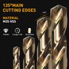 M35 Cobalt Drill Bit Set, 29Pcs High Speed Steel Twist