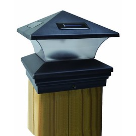 Moonrays 91268 Solar-Powered Post Cap LED Light for 6 by 6 Posts