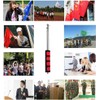2 Pcs Handheld Telescoping Flag Poles, 1.6M/5.25Ft Stainless Steel Telescopic