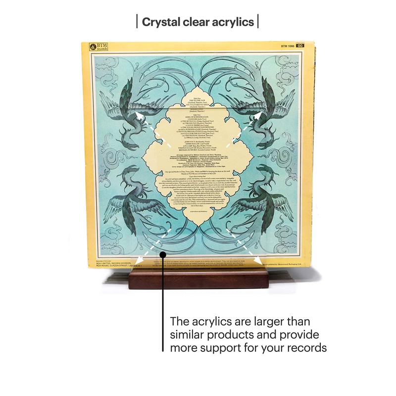 MÖNKE Premium Vinyl Record Storage - a Mid-Century Style Record
