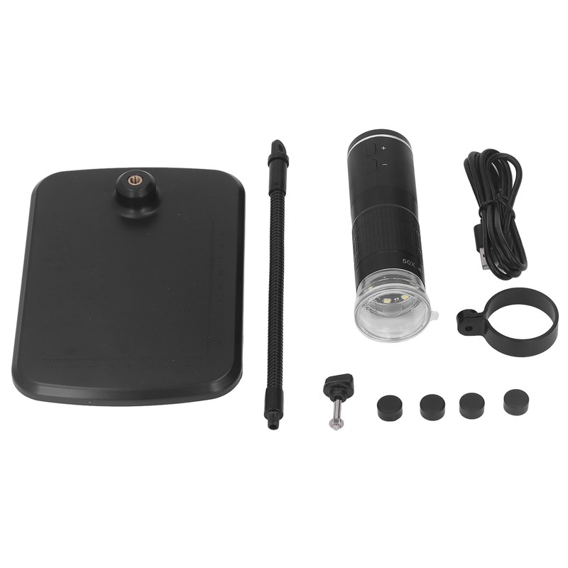 Wireless Digital Microscope 50 to 1000X Portable 2MP with Flexible