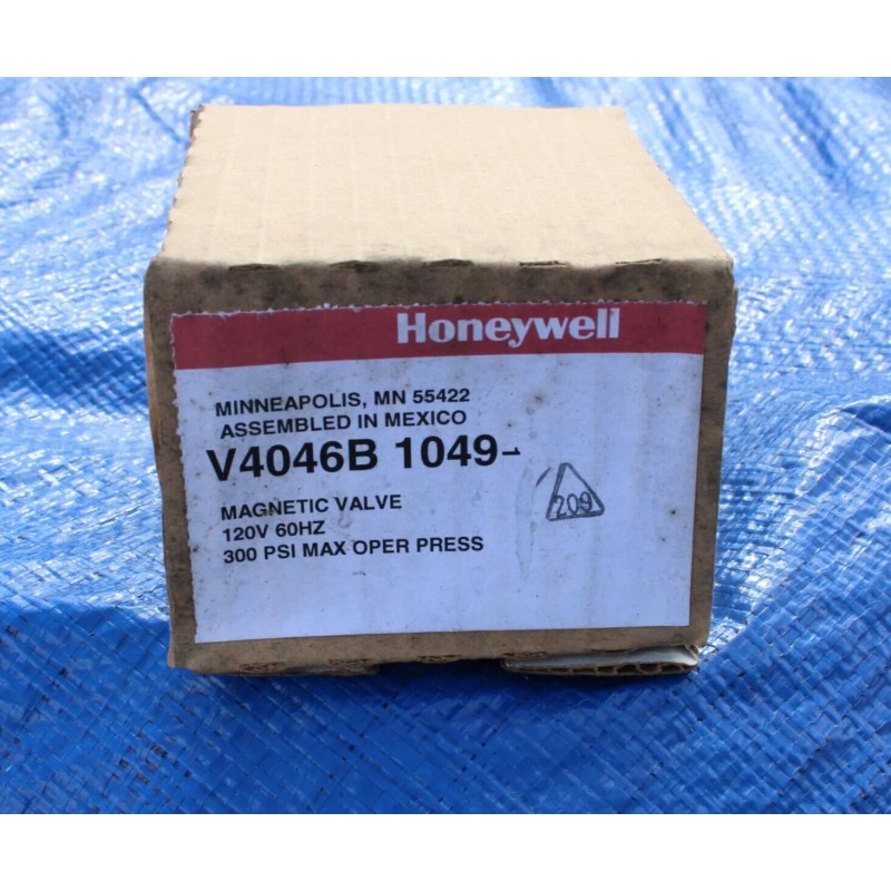 Honeywell V4046B1049 Magnetic Oil Valve 120V 60Hz 300 PSI Max