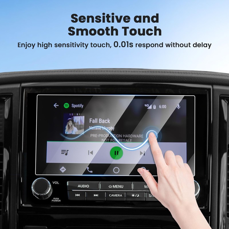 Canvcle 2PCS Screen Protector for 2021-2024 Nissan Titan PRO 4X,