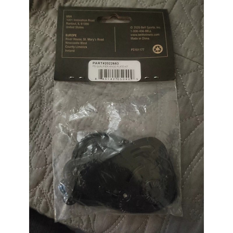 Bell Hinge Plate Kit Street Motorcycle Helmet Accessories - Black/One