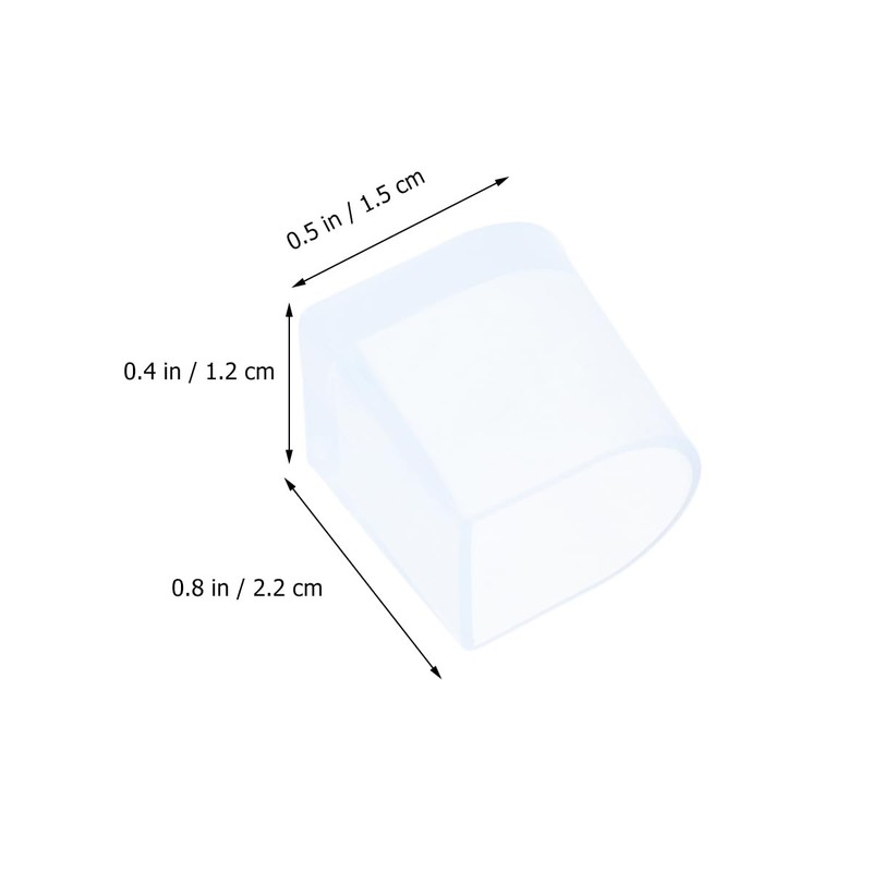 Veemoon Veemoon 10pcs PVC Shoe Heel Protector Covers Plastic Lady