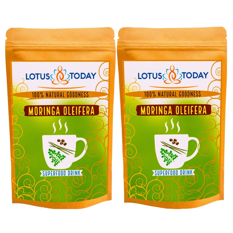 Lotustoday Moringa, Moringa Tea, 21 Tea Bags, Supergreen Herbal Tea,