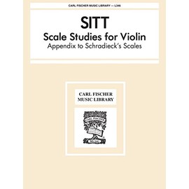 L346 - Sitt - Scale Studies for Violin: Appendix to Schradieck's Scales