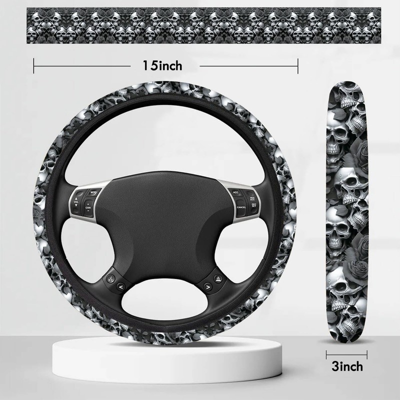 Ladybug Steering Wheel Cover 15 Inch Universal Neoprene Steering Cover
