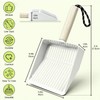Accesfire Cat Litter Scoop with Holder, Stainless Steel, Non-Slip Handle