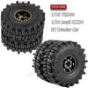 BRCatWPark 1.0 Beadlock Wheel and Tires with Adjustable Offset for