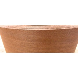 Sapele Ribbon Mahogany Wood Veneer edgebanding 3-3/4" x 120" preglued (3.75")