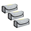 3Pcs Lipo Battery Safe Bag Fireproof Explosionproof Practical Safe Protection