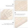 Toalla exfoliante de lino beige WEKAMOS 8XLVGGYL12SE25307GHCN para cuerpo y