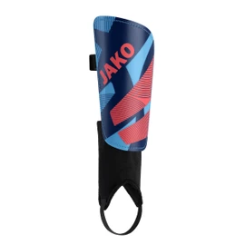 JAKO Unisex Schienbeinschoner River Classic, SkyBlue/Navy/Coral, S