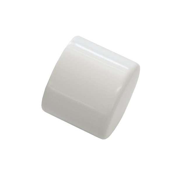 GARDINIA Endkappen für Gardinenstangen, Serie Chicago, Ø 20 mm, Metall,