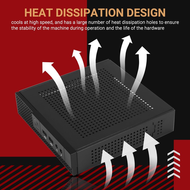 HUTSRAI ITX Computer case TX02 desktop case HTPC industrial control