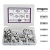 WMYCONGCONG 200pcs Bare Crimp Sleeves B Shape 0.5-10MM² BN0.75 1.25