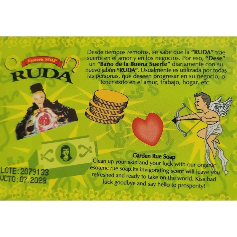 Nuestra Salud Garden Rue Soap (2 bar soaps) Jabon De