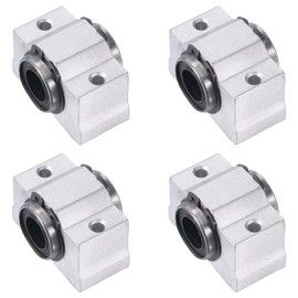 sourcing map SCV12UU Linear Ball Bearing Slide Block Units, 12mm Bore Diameter 4pcs