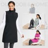 BALEAF Women's Polar Fleece Dress Long Vest Sweatshirt Tunic Dress