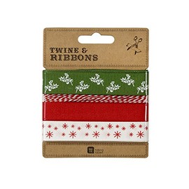 Talking Tables The Wrapping Room Ribbon and Twine, Fabric, Multicolour, 8.73x0.73x10.73 cm
