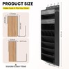 Mefirt 16-20 Pairs Over the Door Shoe Organizer, Clear Pockets
