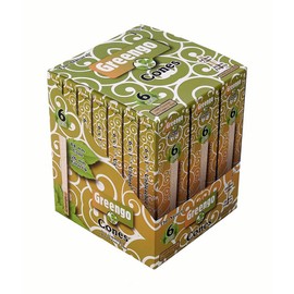 1 Box (21 Packs) Greengo Medium 1 1/4 Cones with Integrated Tip and Practical Filling Aid