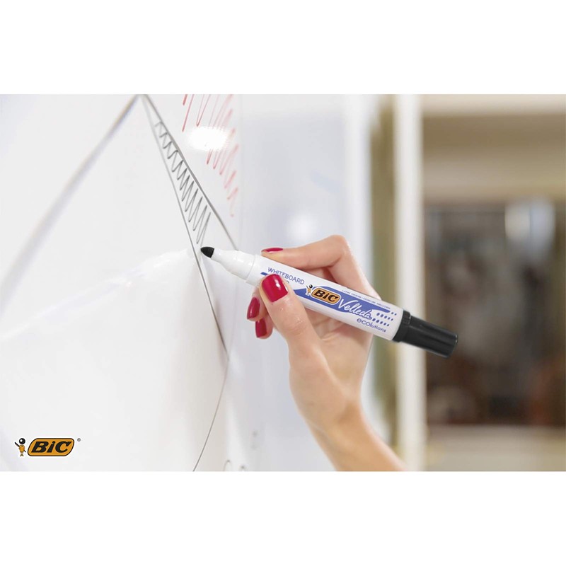 BIC 1701 Whiteboard Marker Velleda ECOlutions (Rundspitze, Strichstärke 1,4 mm)