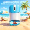 Wireless Mouse Cute Retro Aqua Mouse, Silent Portable Lightweight Optical