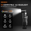 SMINGXI T5 1400 Lumens Rechargeable LED Flashlight, 90 Degree Adjustable