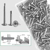 170 PCS M4.2 * 25mm Wafer Head Self Tapping Screw,410